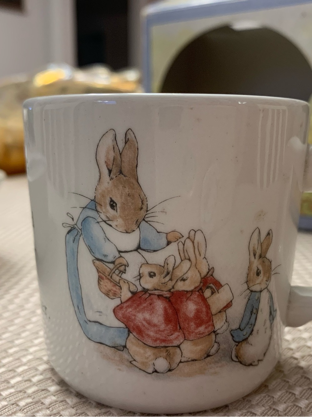 Vintage Peter Rabbit Wedgwood Set w/Box - Picture 2 of 9
